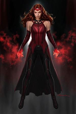 Scarlet Witch concept design for WandaVision 