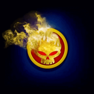  Skull in Flames