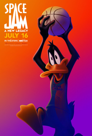  太空 Jam: A New Legacy - Character Poster - Daffy 鸭