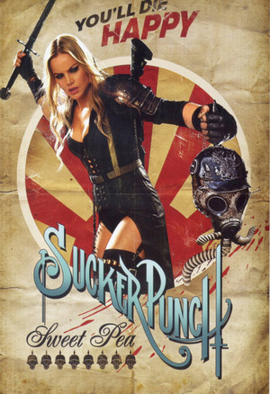  Sucker puñetazo, ponche (2011) Character Poster - Sweet guisante