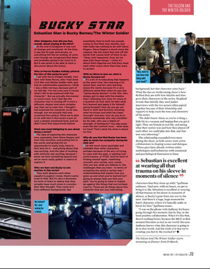 The Falcon and The Winter Soldier || SFX Magazine article  