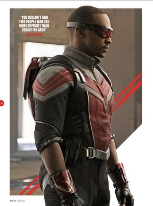  The elang, falcon and the Winter Soldier || Total Film Magazine || March 2021