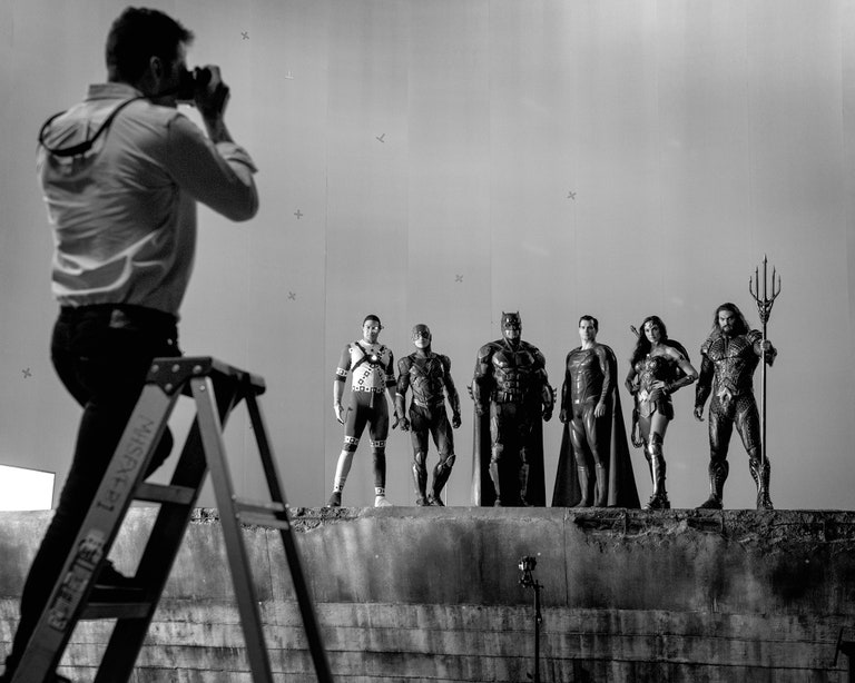 Zack Snyder Photographs The Justice League