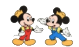  ! Morty and Ferdie Fieldmouse (Mickey's Twin Nephews)