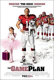  2007 Movie Poster Дисней Film, The Game Plan