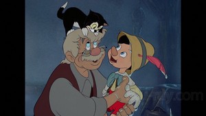 Figaro, Geppetto and Pinocchio 