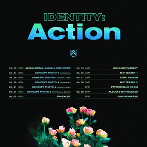 3rd MINI ALBUM 'IDENTITY: Action' PROMOTION SCHEDULE IMAGE