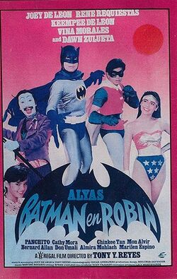  Alyas バットマン En Robin Poster