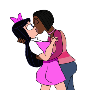  Another lesbian Kiss