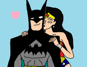  배트맨 and Wonder Woman Couple