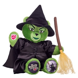  Build-A-Bear ~ The Wizard of Oz Wicked Witch Teddy orso