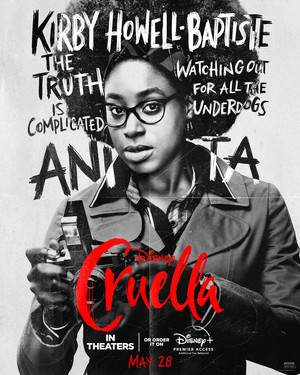  Cruella (2021) Character Poster - Kirby Howell-Baptiste as Anita