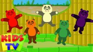  Fïve Lïttle पांडा | Panda Songs | Panda Nursery Rhymes | Lïttle पांडा