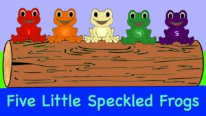 Fïve Lïttle Speckled Frogs Countïng Song Nursery Rhymes