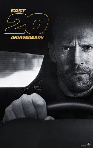Fast 20 Poster - Jason Statham as Deckard Shaw