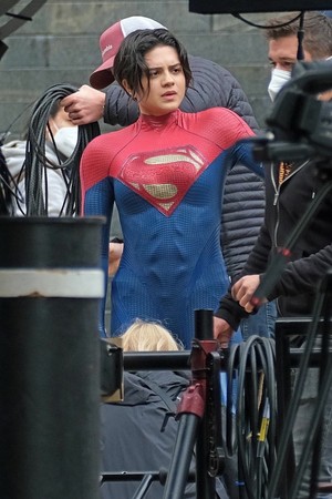  First look at Sasha Calle as Supergirl on the set of The Flash