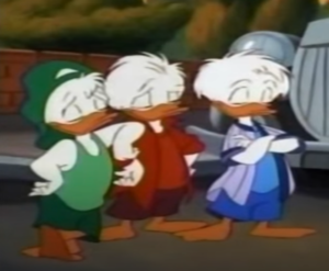 Huey, Dewey, and Louie eend (Quack Pack)
