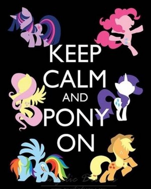  Keep Calm and poney On 💛