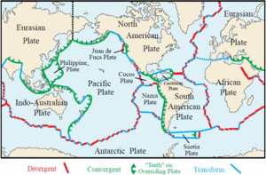  Map of Tectonic Plates