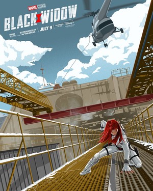 Marvel Studios' Black Widow 🕷️ || saat poster in series