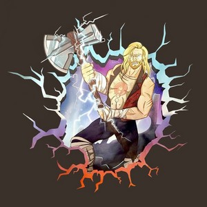  Official Thor: Любовь and Thunder Promo art