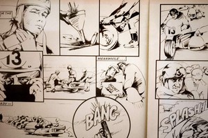  Original drawings from Aha’s “Take on Me” video.
