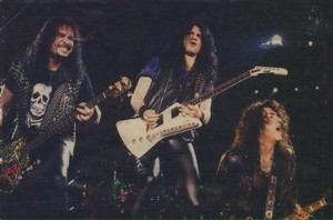  Paul, Bruce, and Gene ~London, England...May 21, 1992 (Revenger Tour)