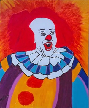Pennywise Painting by John W. Gacy