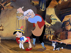  Pinocchio, Geppetto and Figaro