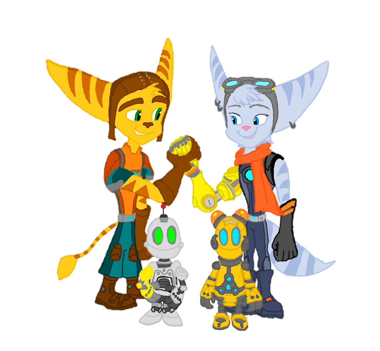RATCHET AND CLANK RIFT APART(Ratchet, and Rivet Working Team Together.),,. Normal.5 (1)