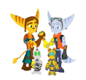 RATCHET AND CLANK RIFT APART(Ratchet, and Rivet Working Team Together.),,. Normal.5 (1)