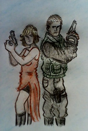  Resident Evil - Chris Redfield and Alice Abernathy (Natasha Loginova)