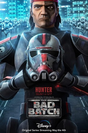  étoile, star Wars: The Bad Batch || Character Poster || Hunter