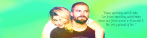 Stephen Amell and Emily Bett Rickards - Profile Banner