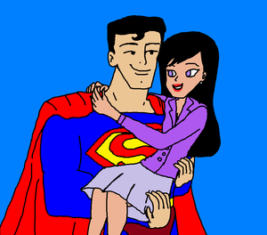  Супермен and Lois Lane Lovely Couple