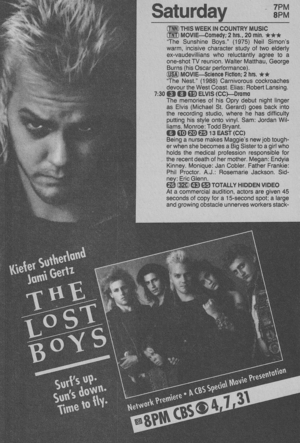  The Lost Boys Network TV Premiere: May 5, 1990