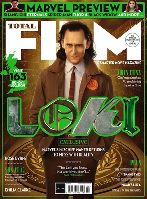  Tom Hiddleston as Loki on the cover of Total Film Magazine