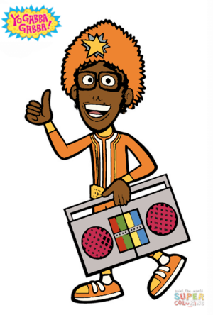  Yo Gabba Gabba! Dj Lance Rock Colorïng Page | Free Prïntable