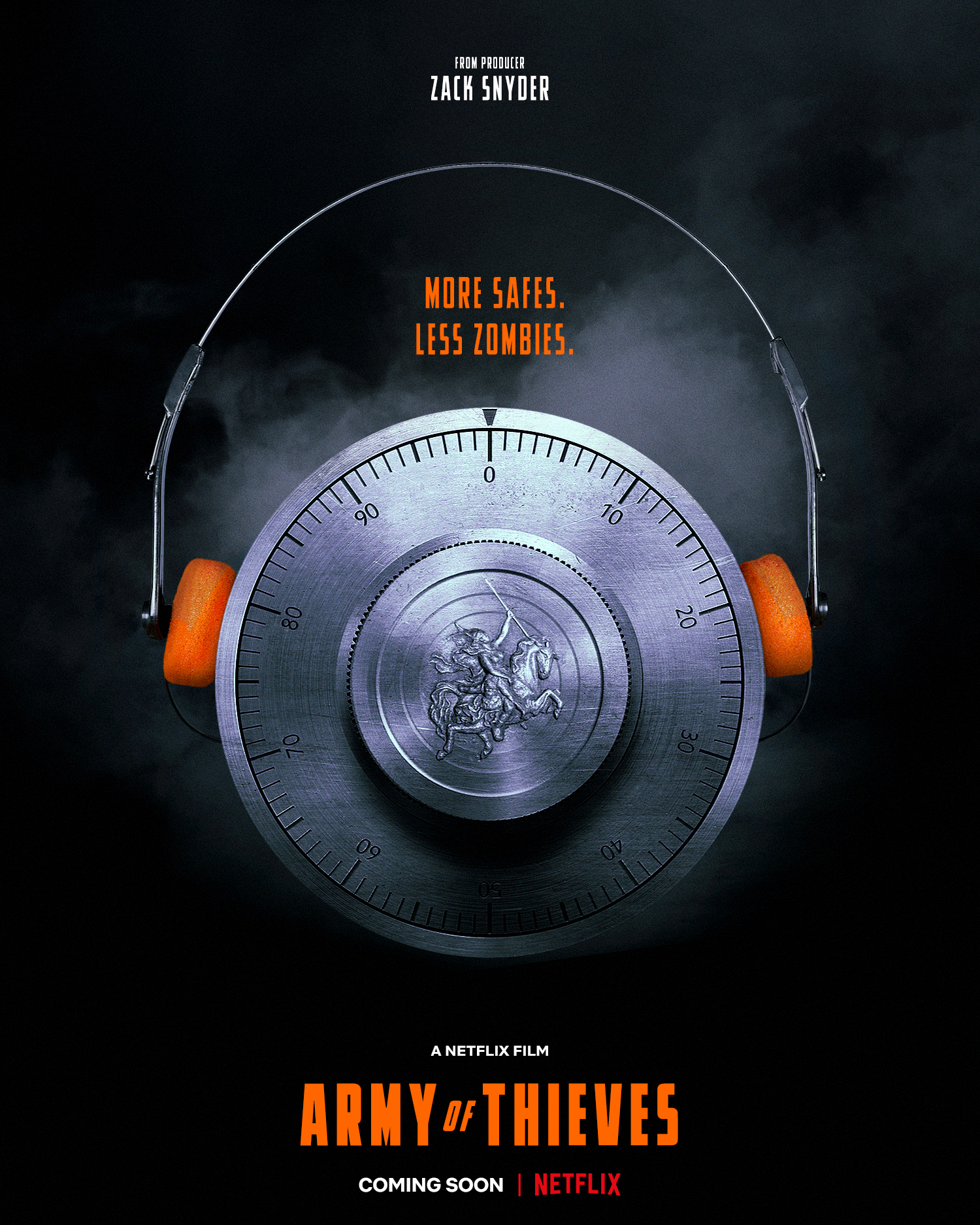 Army of Thieves (2021) Poster - More safes. Less zombies.
