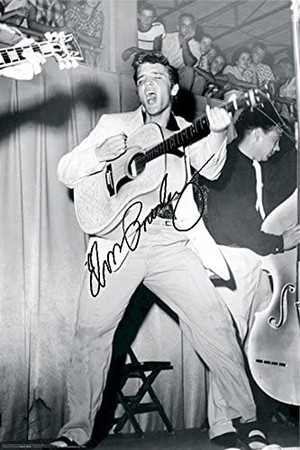  Autographed Picture Of Elvis Presley