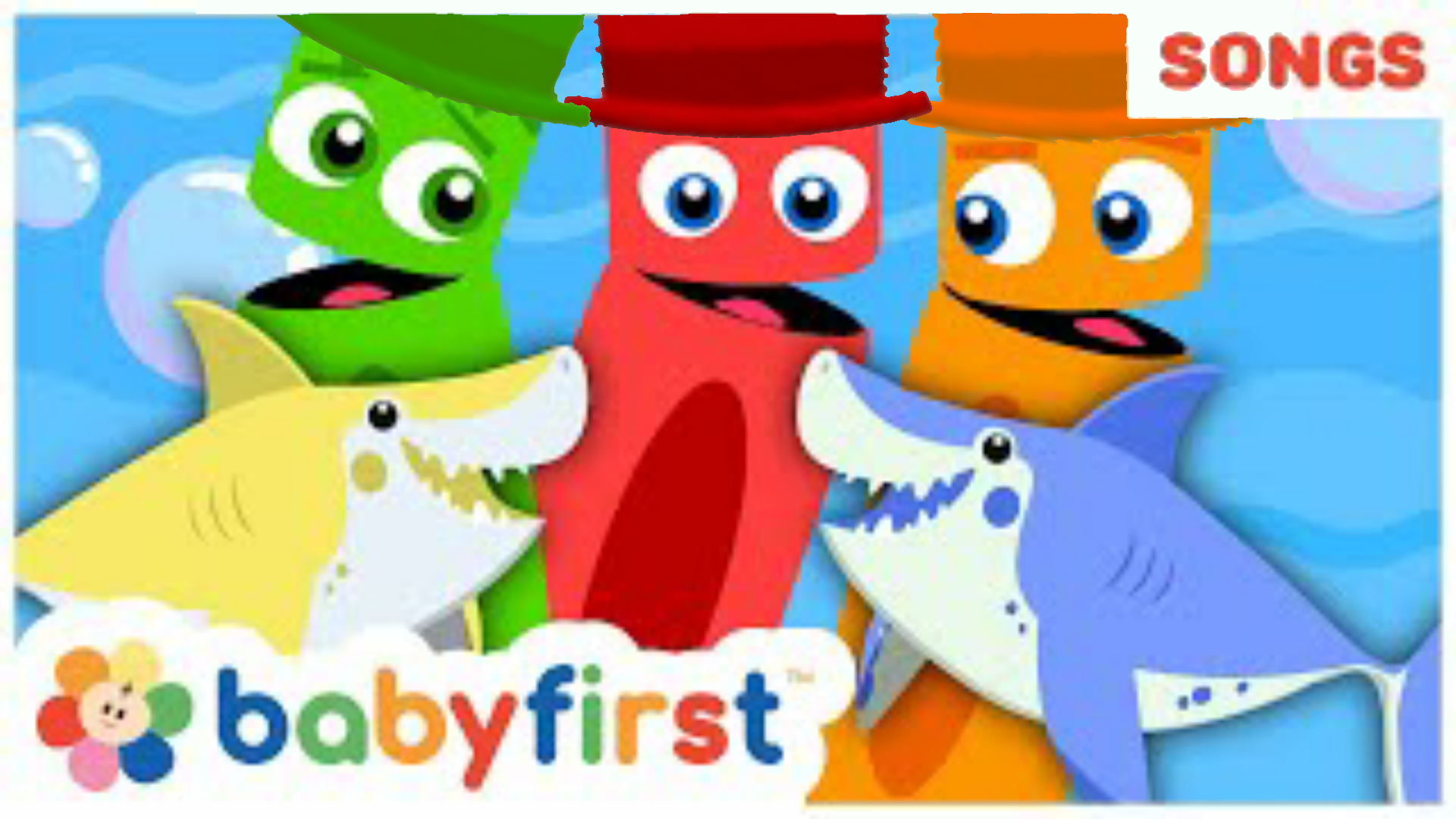 Baby Shark Song Wïth Color Crew The Best Nursery Rhymes Compïlatïon Kïds Songs BabyFïrstTv