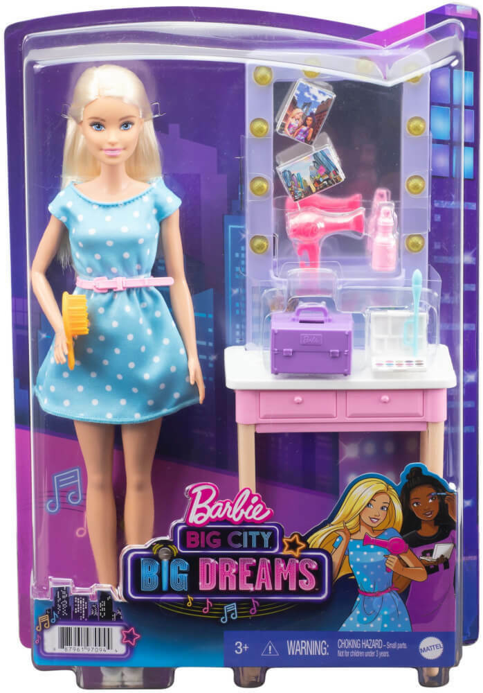  Barbie: Big City, Big Dreams Doll & Vanity Playset