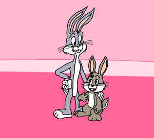  Bugs and Clyde Bunny Uncle and Nephew Von Warner Bros (Bugs's Home)