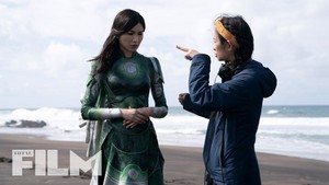  Chloé Zhao and Gemma || Eternals || Total Film