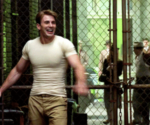  Chris Evans as Steve Rogers in Captain America: The First Avenger || BTS