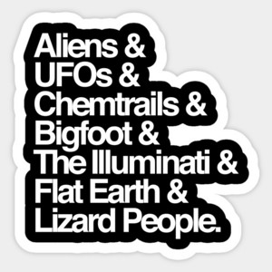 Conspiracy Theory stickers