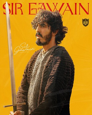 Dev Patel as Sir Gawain in The Green Knight || Promotional Poster