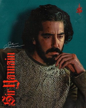  Dev Patel as Sir Gawain in The Green Knight || Promotional Poster
