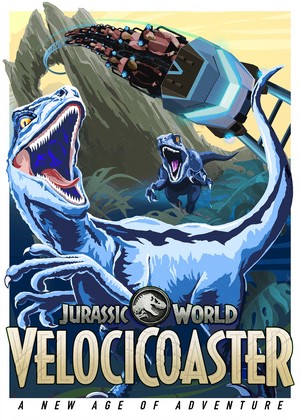  Jurassic World attraction poster