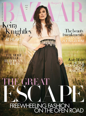  Keira Knightley for Harper’s Bazaar [July 2021]